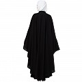 Double layered Irani Kaftan abaya- Black Double layered Irani Kaftan abaya- Black